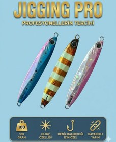 Resim Derin Maviliklerin Hakimi: 100 Gr Slow Jig 3 Lü Set 