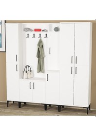 Resim Kalenderdekor1 Kalender Dekor Rose-1-2-3-4 Rs01 Portmanto Vestiyer Ayakkabılık 