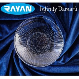 Resim Cam Tabak Güneş Yıldız Gül Model 6'lı Royaleks-g-404 Diğer 