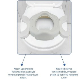 Resim Babyjem Portatif Lazımlık + 5 Poşet 591 Yeni Kum Beji 