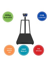 Resim F34-70x80-600kg Elektronik Tartım Baskülü 