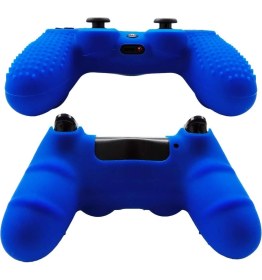 Resim Cosmostech Ps4 Controller Joystick Oyun Kolu Gamepad Uyumlu - Silikon Koruyucu cover Mavi 