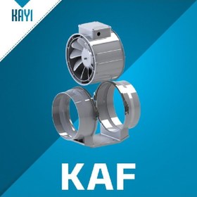 Resim KAYITES Kaf 100 Yuvarlak Kanal Tipi Havalandırma Fanı 203 Debi Yerli Üretim Karma Akışlı Fan Agmair 