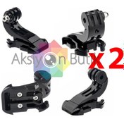 Resim Gopro Hero 2 3 3+ 4 5 - J-hook Açılı Bağlantı Aparatı 2 