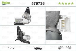 Resim SİLECEK MOTORU ARKA RENAULT CLIO II 00 05 