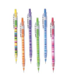 Resim Çizgili Desen Kalem Seti 0.7 Uçlu Kurşun Kalem 6 Adet Color-x1 1950 Pastel 
