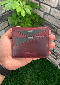Resim Guard Antik Bordo Hakiki Deri Kartlık - 173gua2307t1434 Çok Renkli 