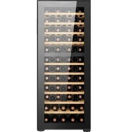 Resim Berfmann 80 Şişe Kapasiteli Çift Bölmeli Solo Şarap Saklama Dolabı Siyah BFW80-BG2 