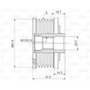 Resim Valeo ALTERNATOR KASNAGI DOBLO PUNTO STILO 1,9JTD 01> VECTRA C 1,9CDTI 04> - 588009 