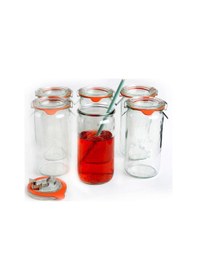 Resim Weck 340 Ml Silindir Kavanoz Set 6 Adet 975 
