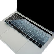 Resim Macbook Pro Klavye Kılıfı Türkçe Q Baskı A1706 A1989 A2159 A1707 A1990 ile Uyumlu Ombre 