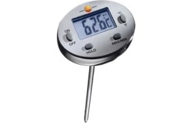 Resim Testo 0560-1113 Su Geçirmez Paslanmaz Mini Termometre 
