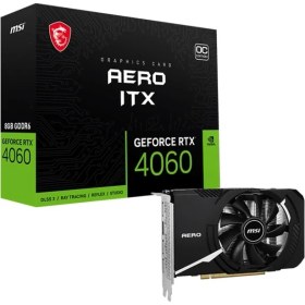 Resim MSI VGA GEFORCE RTX 4060 AERO ITX 8G OC RTX4060 8GB GDDR6 128B DX12 PCIE 4.0 X8 (3XDP 1XHDMI) 