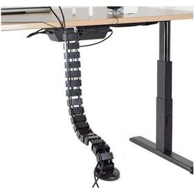 Resim Nexo Yükseltilmiş Döşeme Tip Masaaltı Dinazor Omurga Kablo Kanalı 