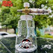 Resim BEARFORCE Premium Alüminyum Köpük Topu Basınçlı Yıkama Makineleri için - 32oz Şeffaf Sabun Dağıtıcısı, 1/4" Hızlı Bağlantı, Çift Delikli Nozullar - Dayanıklı, Hafif ve Araba Bakımı & Araç Detaylandırma için Çok Yönlü 