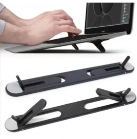 Resim Freedom Storee Siyah 2 Kademeli Katlanabilir ve Yapışkanlı Laptop Standı 