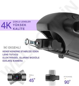 Resim Marsel oyuncak Drone 4k Full Hd Taşıma Çantalı Havada Sabit Kalabilen Kameralı Profesyonel 3 km menzil GPRS 