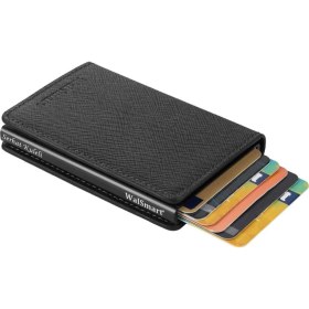 Resim Walsmart Slim Safiano Akıllı Mekanizmalı Cüzdan 