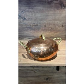 Resim Amasya Harman 1480 gr Bakır Tencere 