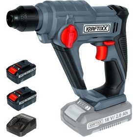 Resim Kraftixx By Einhell KX-BH 18 Li Akülü Darbeli Pnömatik Matkap 2x3 Amper 4514010S3 