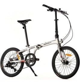Resim Geotech Fold Up 20.4 8V Hd Katlanır Bisiklet Gümüş 