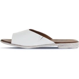 Resim Bueno Shoes Beyaz Deri Kadın Düz Terlik 01WA3010 01WA3010 