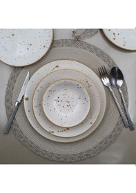 Resim Arna 18 Parça 6 Kişilik Yemek Takımı- Cappuccino 