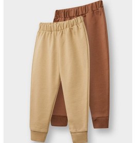 Resim Defacto Erkek Bebek Beli Lastikli 2li Eşofman Altı A7460a525wnbg109 Bej 