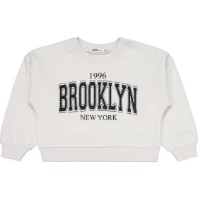 Resim Civil Girls Brooklyn Baskılı 2-5 Yaş Eşofman Takımı - Ekru 2-3 Yaş 