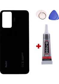 Resim Xiaomi Redmi Note 12s Siyah Arka Kapak Batarya Kapağı Pil Kapağı Yapışkan Ve Sökme Aparatıyla Beraber Full Set Siyah 