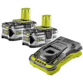 Resim Ryobi Rc18150-250 Akü Ve Hızlı Şarj Cihazı 2x5.0ah 