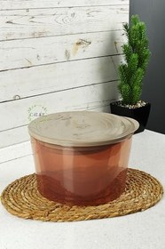 Resim Erzak Gıda Saklama Kabı 3'lü Set Maxi Boy Sızdırmaz Kapaklı Bpa Free Latte 