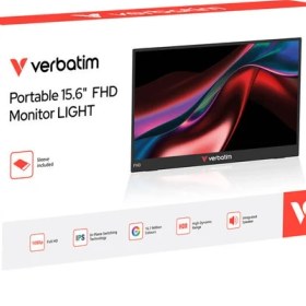 Resim Verbatim Light 15.6" Full Hd IPS + Hdr Ekran / Entegre Hoparlörlü 60 Hz Taşınabilir Monitör - (Neopren Koruyucu Kılıf Dahil) (32401) 