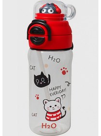 Resim Polikarbon Matara - 650ml Kırmızı 