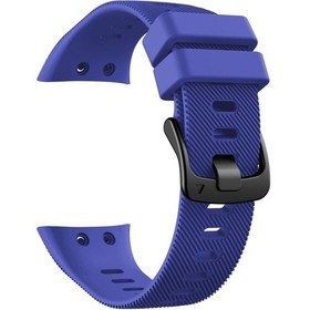 Resim Garmin Forerunner 45 İçin Siyah Tokalı Silikon Saat Bandı Kayışı 