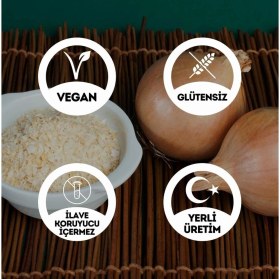 Resim Hype Store Egeye Dönüş Soğan Tozu - 100 Gr. (Öğütülmüş Kuru Soğan - Doğal Aroma Verici - Glütensiz) 