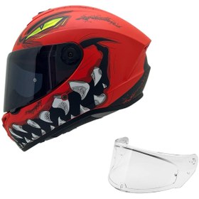 Resim AXXIS DRAKEN S FORZ A5 MAT DESENLİ MOTOSİKLET KASKI ÇİFT VİZÖRLÜ 