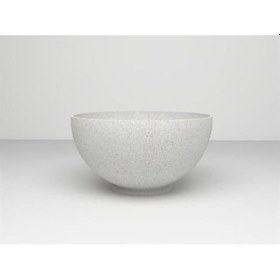 Resim Nuano Consept Krater Serisi Yuvarlak Saksı Beyaz 70x40 