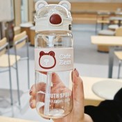 Resim Dzjxfb Ayı Pipetli Kupa Plastik Kupa Çocuk Kurı (Yurt Dışından) 