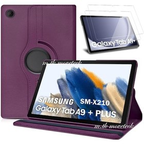 Resim Galaxy Tab A9 Plus 11" Uyumlu Kılıf Zırh Ve Ekran Koruyucu Set 