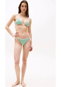 Resim Tommy Hilfiger Trıangle Rp Kadın Bikini Üstü Uw0uw058190lf Beyaz 