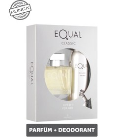 Resim Equal Classic EDT 75 ml + Deo Sprey 150 ml Erkek Parfüm Seti 