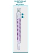 Resim İSOLAB 033.18.253 soğutucu - dimroth - 250 mm - dişi:NS29/32 -erk 