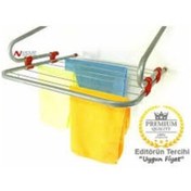 Resim 50 Cm Balkon Petek Üstü Çamaşır Kurutma Askılığı Gümüş 