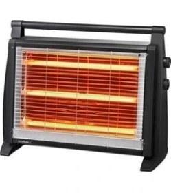 Resim Luxell LX-2831 Buharlı Quartz Isıtıcı 1800 W Portatif Kullanım İçin Ayarlanabilir Termostat 