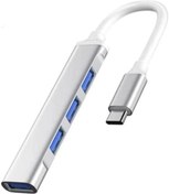 Resim Hepu Type-c 3.1 To USB Hub 4 Port Metal Usb Çoğaltıcı Macbook Uyu 