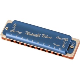 Resim Fender Midnight Blues Harmonica Mızıka - D (Re) 