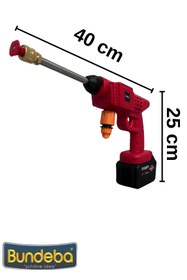 Resim AboutThePerfect Kırmızı Şarjlı Yüksek Basınçlı Temizlik Tabancası 