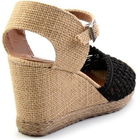 Resim Siyah Kadın Espadril K01874414028 Siyah 