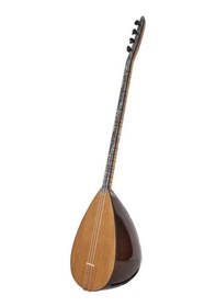 Resim Saz-z-2-4 Saz-z-2-4 Ceviz-abalone Klavye Uzun Sap Bağlama 